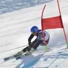 Adam Barwood racing at Coronet Peak. Photo by Anne Barwood.