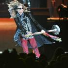 Aerosmith performing at the Forsyth Barr Stadium. Photo by ODT.