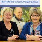 Age Concern Otago  social worker Marie Bennett and executive officer Susan Davidson. Photo by...
