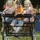 Ailish Firman (6), James Firman (4), both of Christchurch, and Shakara Moss (6), of Dunedin,...