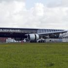 Air New Zealand will use its black Boeing 777-300 to take the All Blacks and supporters to South...