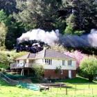 Alan Dunlop's remote house  at Mt Allan. Photo supplied.