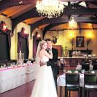 Alden and Mary Ellen Kwong, who were married at Larnach Castle. KELK PHOTOGRAPHY.