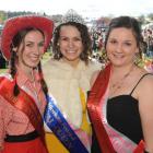 Alexandra festival princesses are (from left) Jess Ward (18), winner Rosie Whiting (18) and...