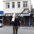 Alexandra Floor Pride manager Trevor Mills moves stock to his new shop to make way for demolition...
