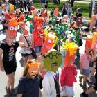 Alexandra Primary School's ''The Muppets celebrate 150 years'' theme during the Grand Parade at...