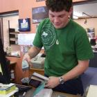 Alexandra singer Ross Calverley does some part-time work at the Alexandra Public Library during...