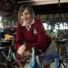 Alexandra teenager Sophie Williamson is at home among her family's many bicycles, some of which...