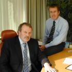 Alliance chairman Owen Poole and chief executive Grant Cuff. Photo from <i>ODT</i> files.