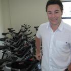 Alpine Health and Fitness manager Richie Heap with some of the RPM bikes which will be used to...