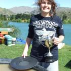 Amelia Gatward-Ferguson (14), of Queenstown, became the youngest winner of the New Zealand gold...