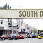 Among proposals to rebrand South Dunedin is to use the railway bridge on King Edward St. The logo...