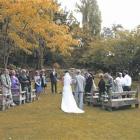 Amy Brazier and James Richmond celebrated their marriage at the Cardrona Hotel, in March. Photo...