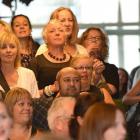 An appreciative audience enjoys a welcome speech by iD Dunedin Fashion Week committee chairwoman...