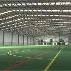 An architect's impression of the five multipurpose courts inside the proposed Clutha Recreation...