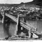 An archival photograph of the historic Alexandra bridge in 1903.
