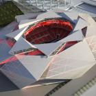 An artist's impression of the 'Pantheon', the $US1 billion ($NZ1.18 billion) stadium  the Atlanta...