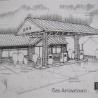 An artist's impression of the proposed new $2.6 million fuel service station on the corner of...