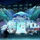 An artist impression of what the proposed temporary ice skating rink in the Queenstown CBD will...