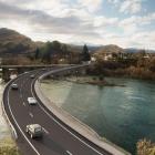 An artist's impression shows a possible solution to a Kawarau Falls replacement bridge, which...