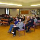 An audience of 28 people hears the Dunedin mayoral candidates in the second of two forums...