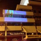 An image of Dunedin mayoral candidate Hilary Calvert appears on the side of the Dunedin City...