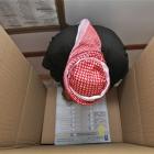 An Iraqi man casts his vote for the parliamentary election, at a polling center in Ramadi, Iraq. ...