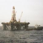 An oil rig is expected in the Great South Basin within a year. Photo from ODT files.