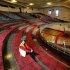 Andrea Ford looks around a Regent Theatre that was yesterday far from a full house. Photo by...