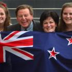 Andrew and Kerrie Waterworth with daughters Serena (left) and Miranda after they gained...