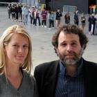 Animation Research Ltd product manager Sophie Luther and University of Otago Associate Prof Jamin...