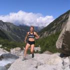 Anna Frost prepares in Switzerland last month for ther world championships.