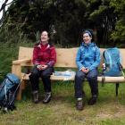 Anne (left) and Elizabeth Clouston, of Palmerston North, enjoy lunch on the Claude Gaudin Martin...