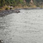 Another car ends up in Otago Harbour along the peninsula coastal road recently. Photo by Peter...