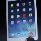 Apple vice-president Philip Schiller introduces the new iPad Air. Photo by Reuters.