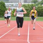 Ariki's Susanna Greaves wins the lower grades mixed 400m event at the Caledonian Ground on...