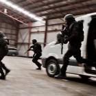 Armed offenders squad members take part in a training exercise. Photos by NZ Police.