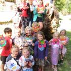 Arrowtown and Queenstown children visit the historic Arrowtown Chinese Settlement as part of...