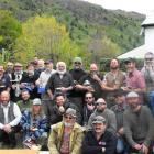 Arrowtown  beard-growers (left picture) with Glenorchy contestants (above). Photo by Olivia...