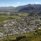 Arrowtown is shown in this aerial view. Photo ODT files