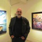 Artist Kit Macgregor at an exhibition of his work at the Forrester Art Gallery in Oamaru. Photo...