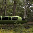 Artist's image of the monorail. Image supplied.
