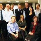 Associate and office manager Sean Barnes (far left) with the Connell Wagner Queenstown Lakes team...