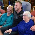 At South Dunedin's Radius Fulton Care Centre residents Allein Kettink (left) and Gladys Smith get...