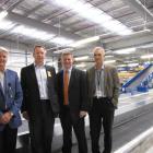 At the official opening of Queenstown Airport's new $4 million baggage-handling facility are ...
