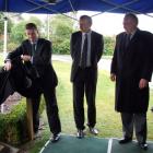 At the Telford ceremony  yesterday, (from left) Deputy Prime Minister  Bill English, Lincoln...