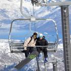 Auckland couple Nick Smith and Michaella Davis take a trip on Coronet Peak's Meadows Express...