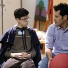 Augie (Christopher Mintz-Plasse) and Danny (Paul Rudd) get acquainted in 'Role Models'. Photo...