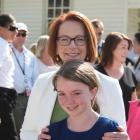 Australian-born Arrowtown resident Kate Carawford meets Australian Prime Minister Julia Gillard ...