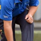 Australian Brett Wilkie delivers a bowl during the final of the North East Valley Invitation...